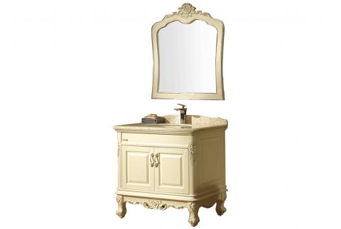 【唐彩卫浴】tc39109-7 欧式典雅进口橡木实木落地浴室柜柜